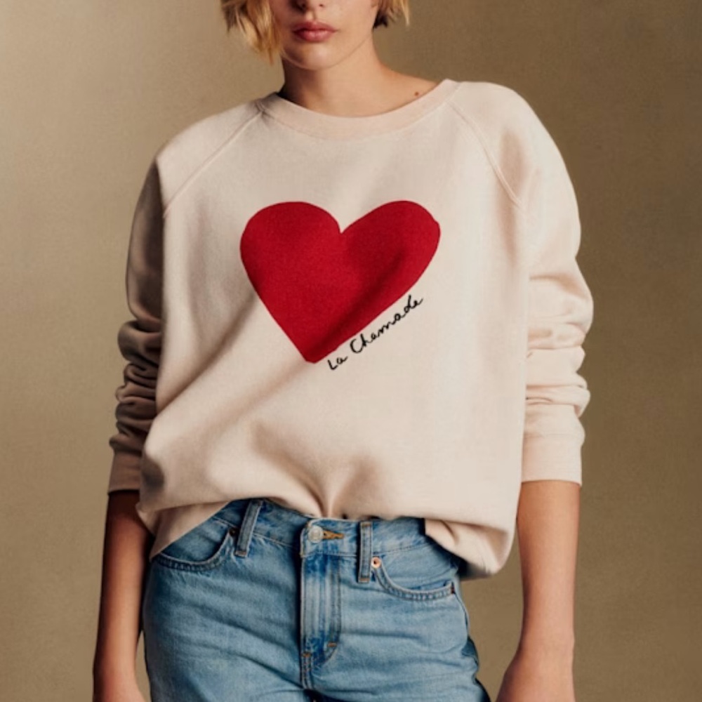 Sezane La Chamade organic cotton sweatshirt